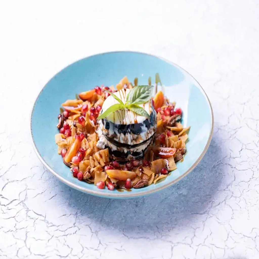 Eggplant Fattah with Meat